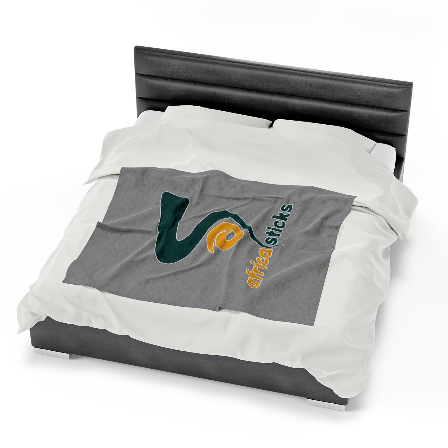 Africa Sticks Velveteen Plush Blanket