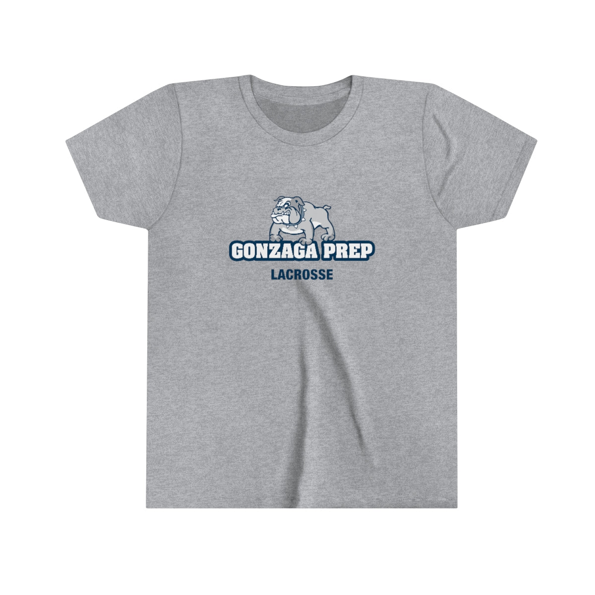 Youth Gonzaga Prep Lacrosse Bella + Canvas Short Sleeve Tee
