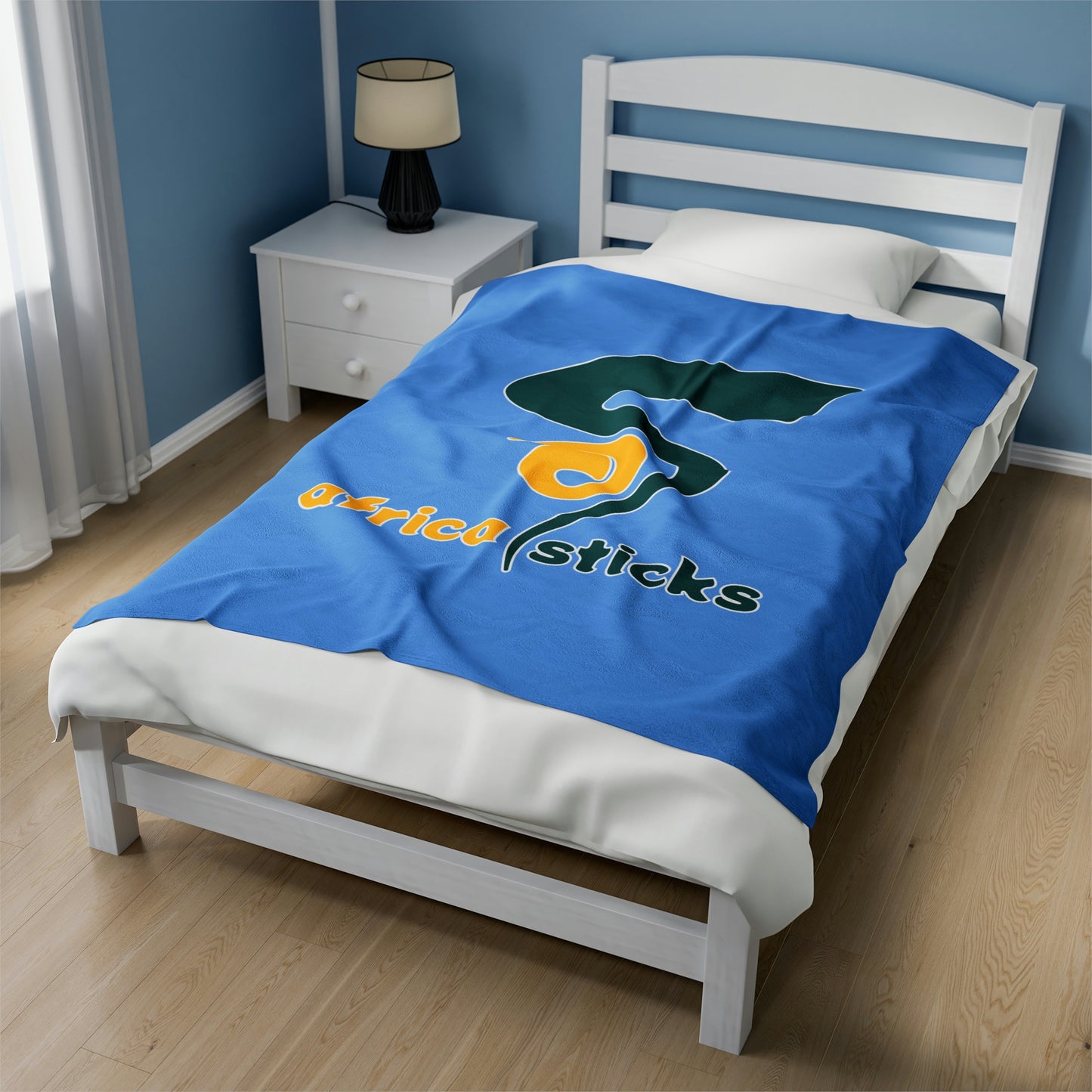 Africa Sticks Velveteen Plush Blanket