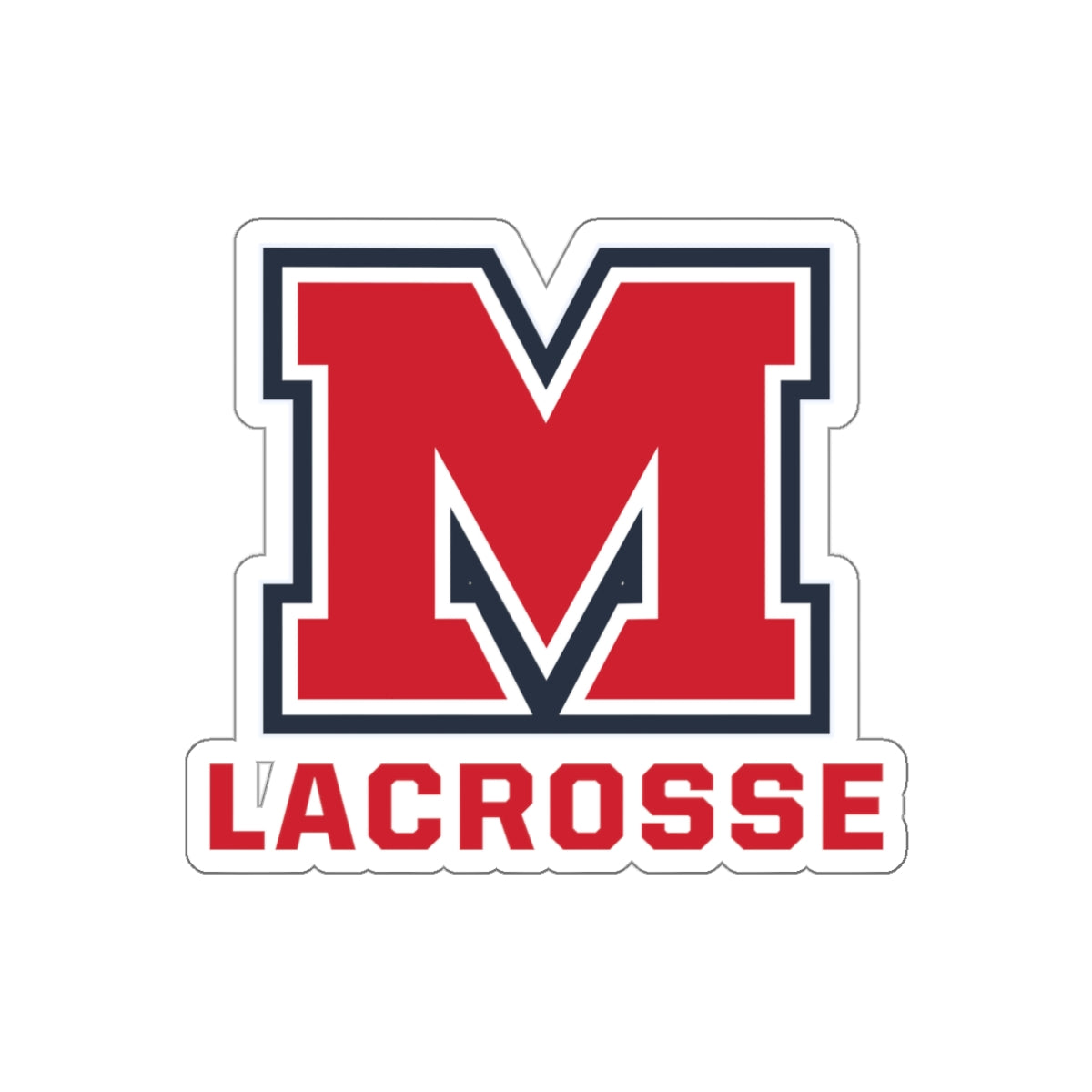 BMHS Lacrosse Die-Cut Sticker