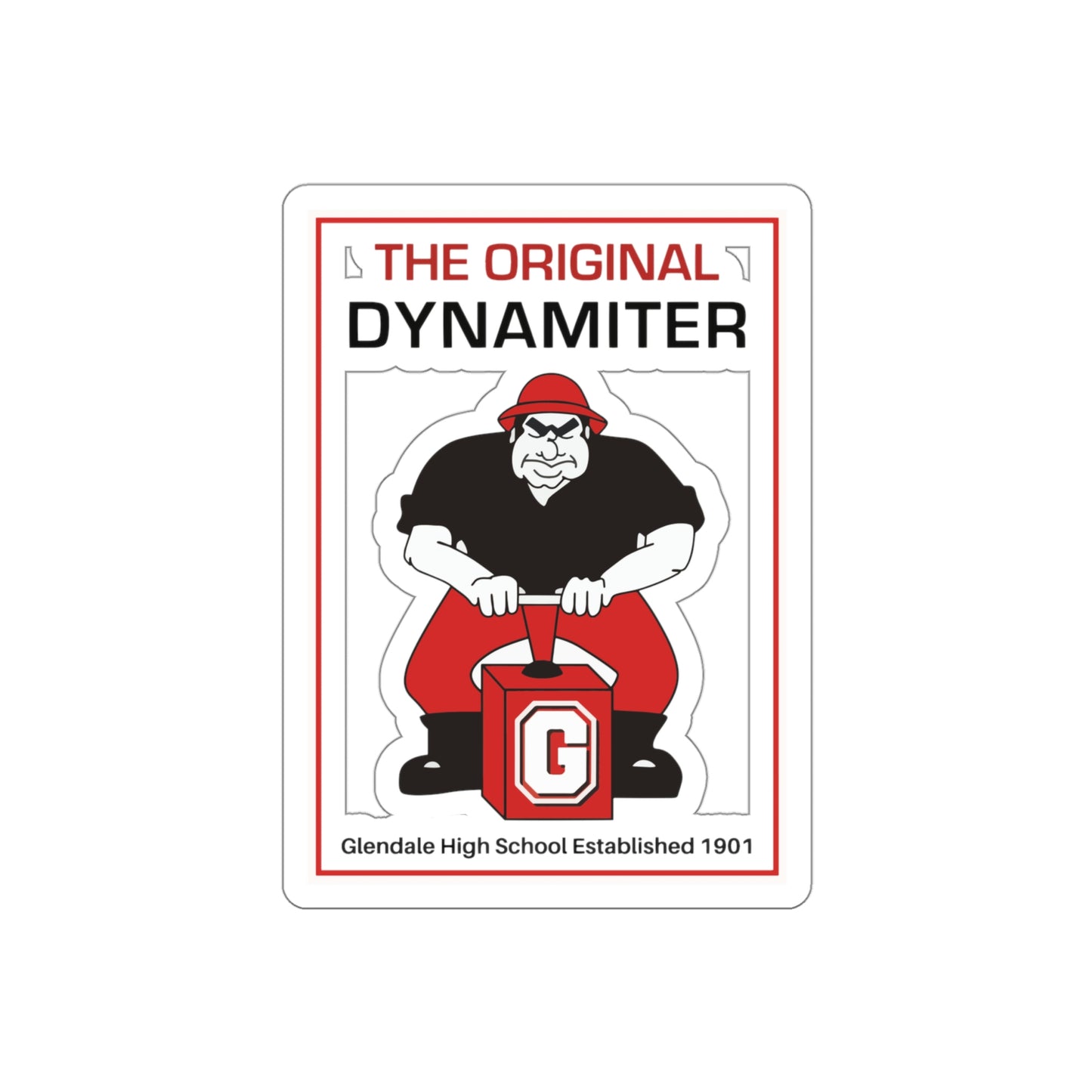 Glendale HS Lacrosse Die-Cut Stickers