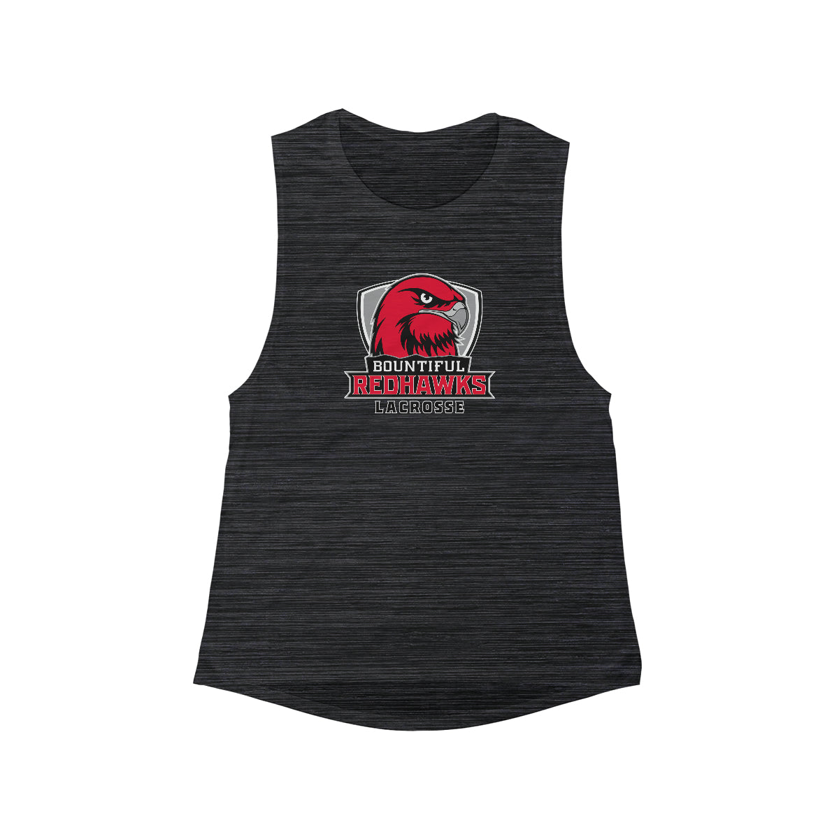 Women's Bountiful Lacrosse Bella + Canvas Flowy Scoop Muscle Tank
