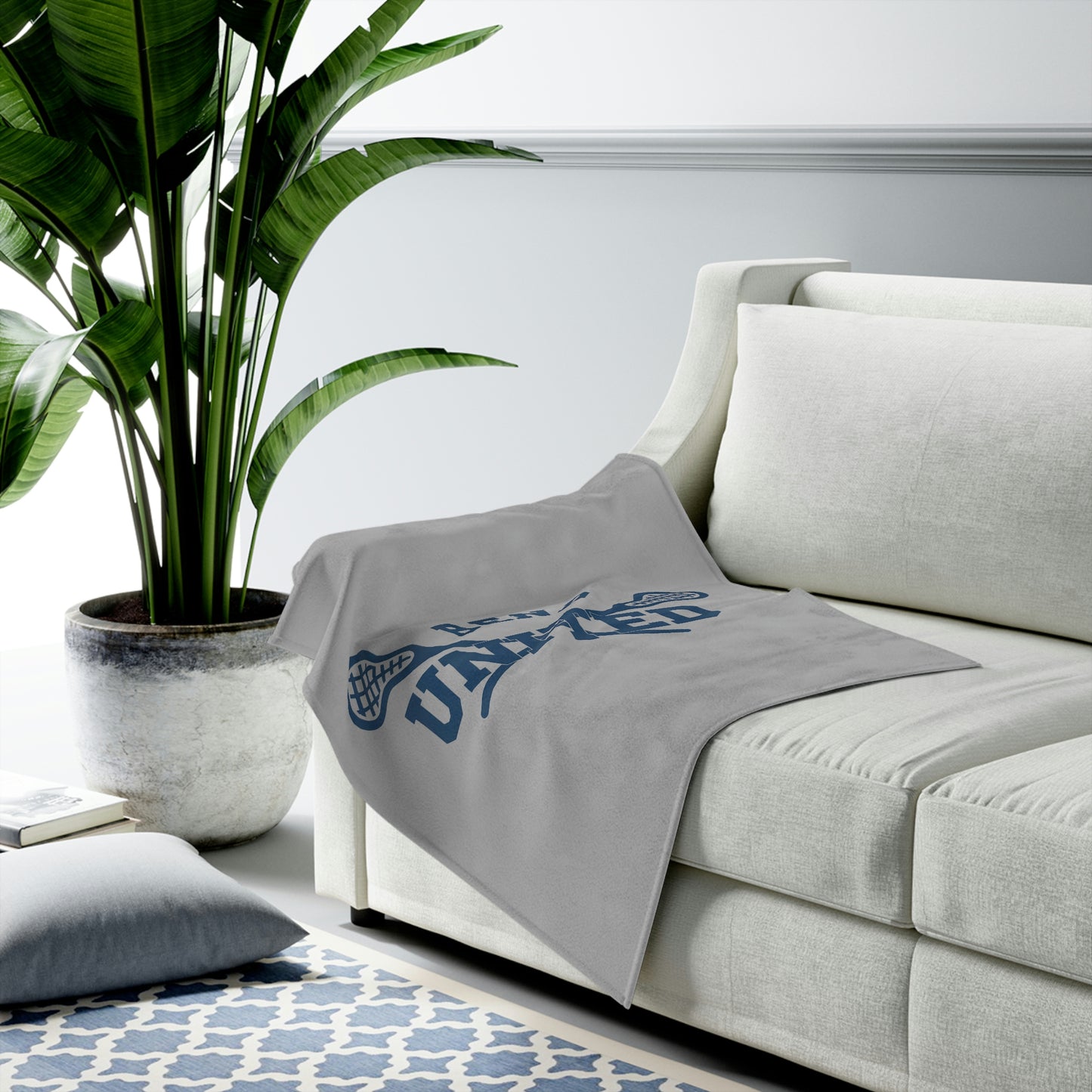 Bend United Lacrosse Velveteen Plush Blanket