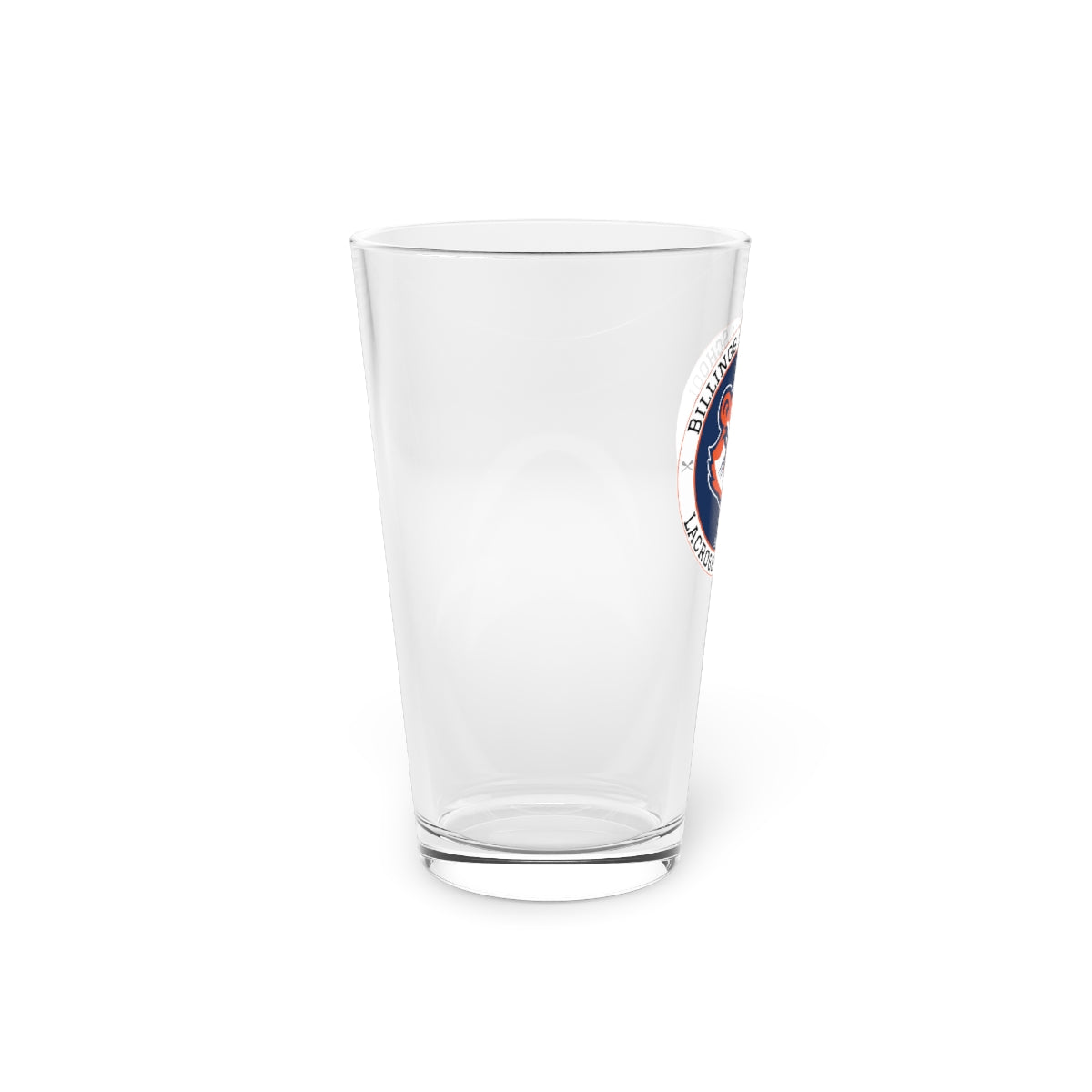 Billings Bearcats Lacrosse Pint Glass - 16oz