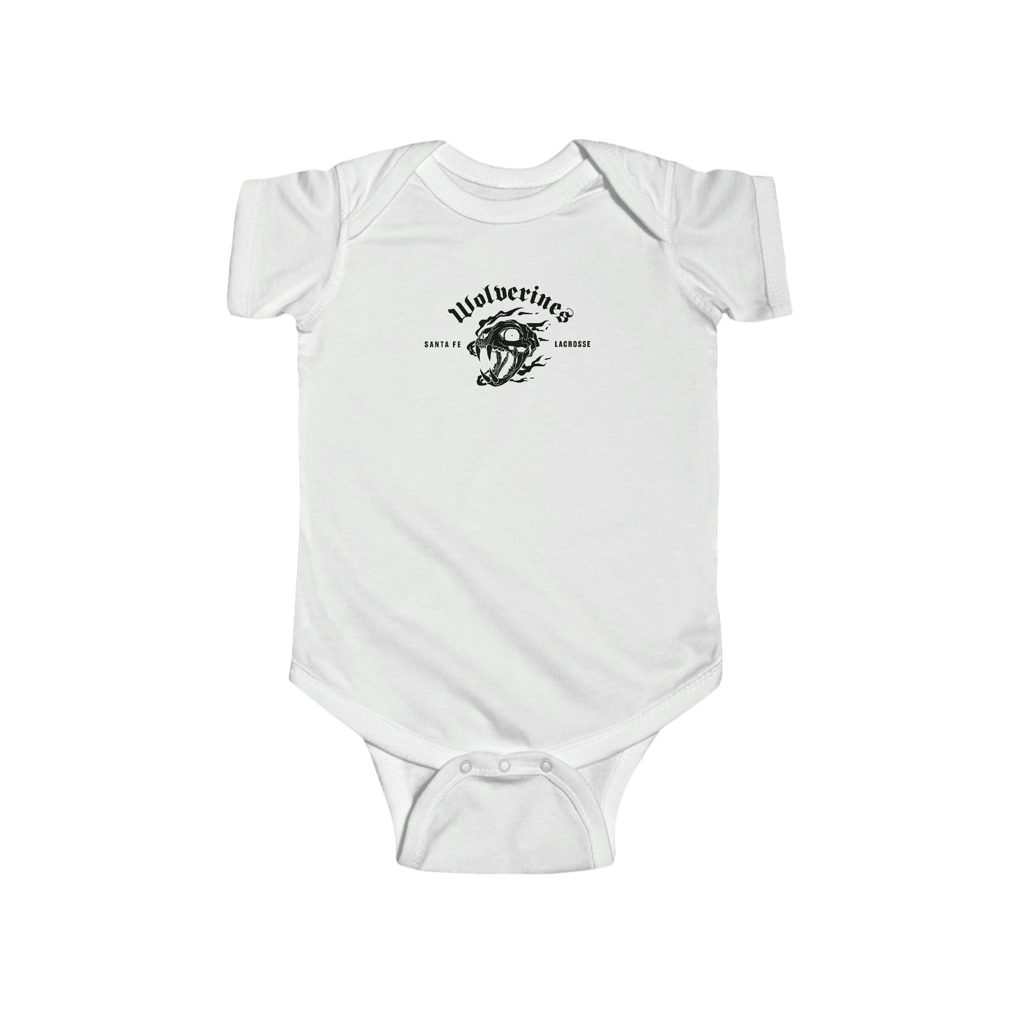 Infant Santa Fe Lacrosse Rabbit Skins Onesie