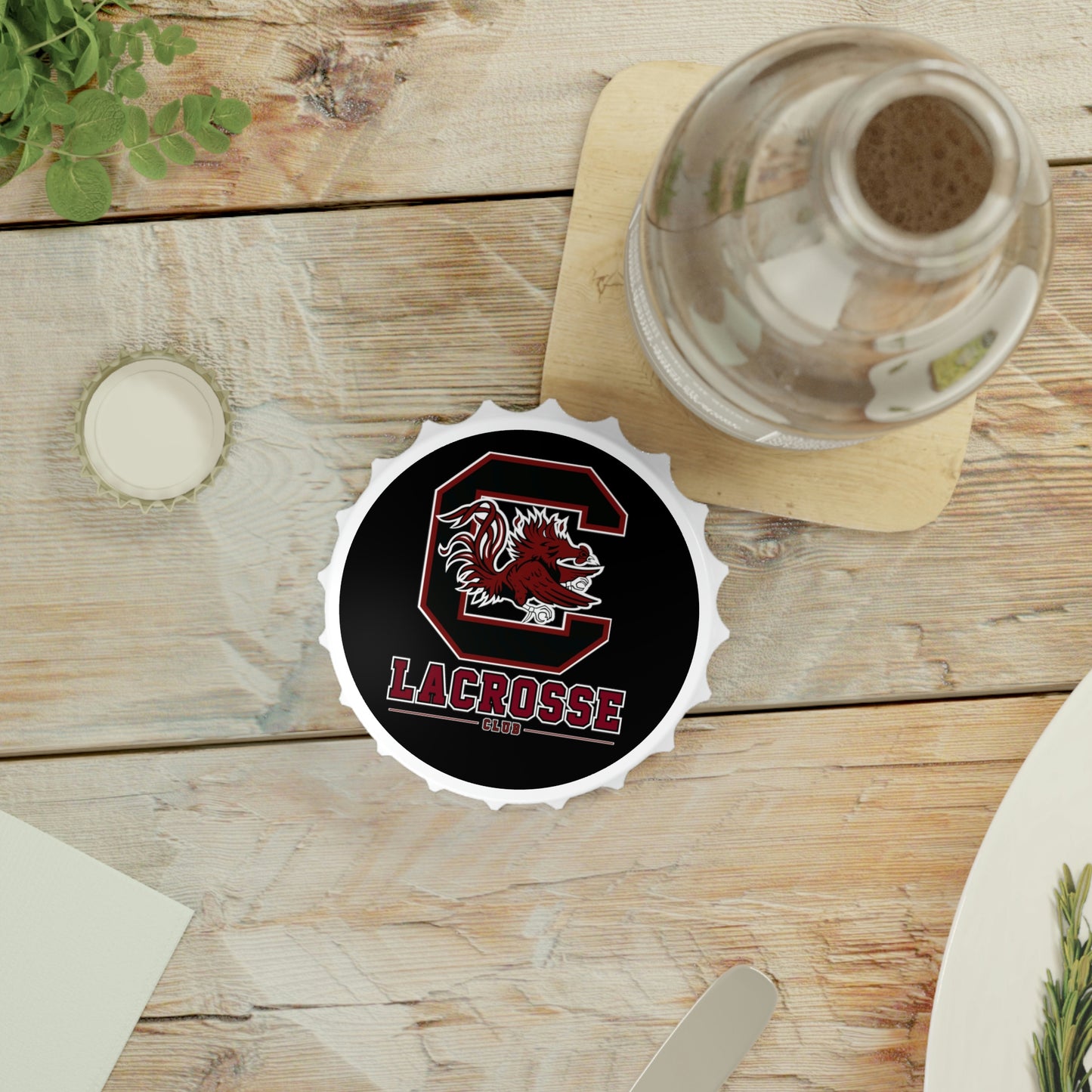 Gamecocks Lacrosse Bottle Opener