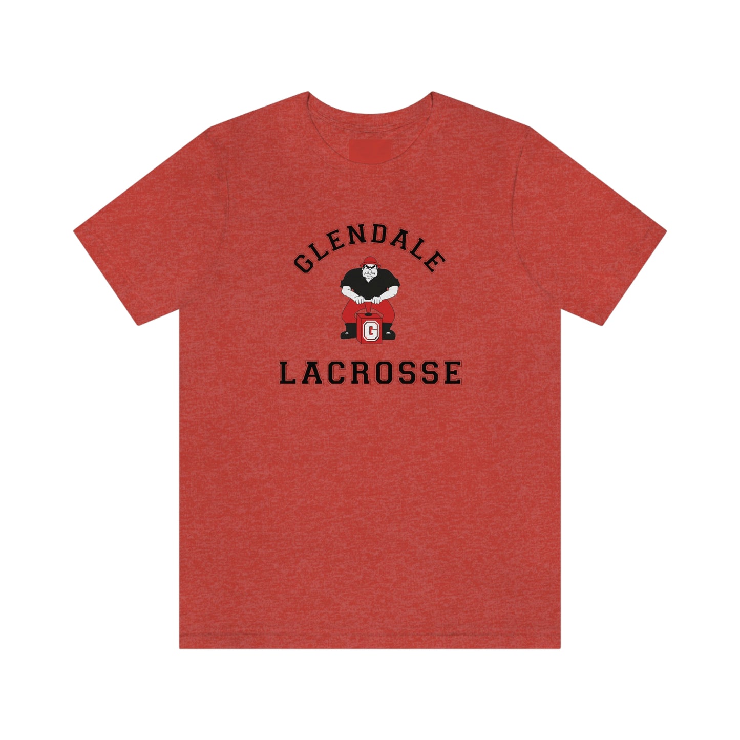 Adult Glendale HS Lacrosse Bella + Canvas Short Sleeve Cotton Tee