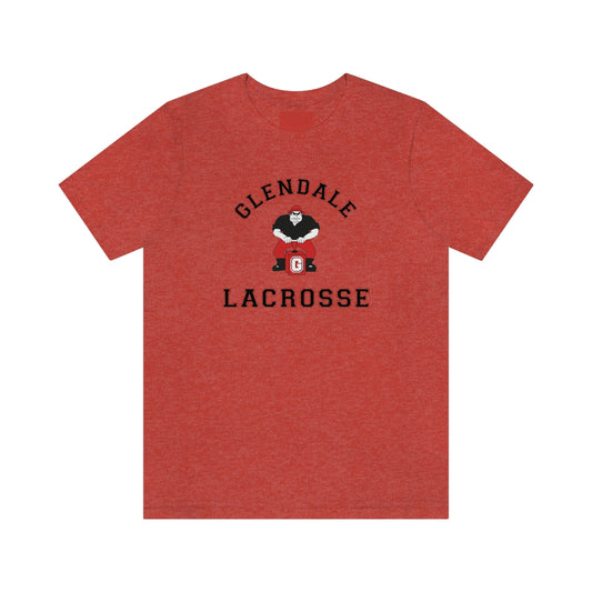 Adult Glendale HS Lacrosse Bella + Canvas Short Sleeve Cotton Tee
