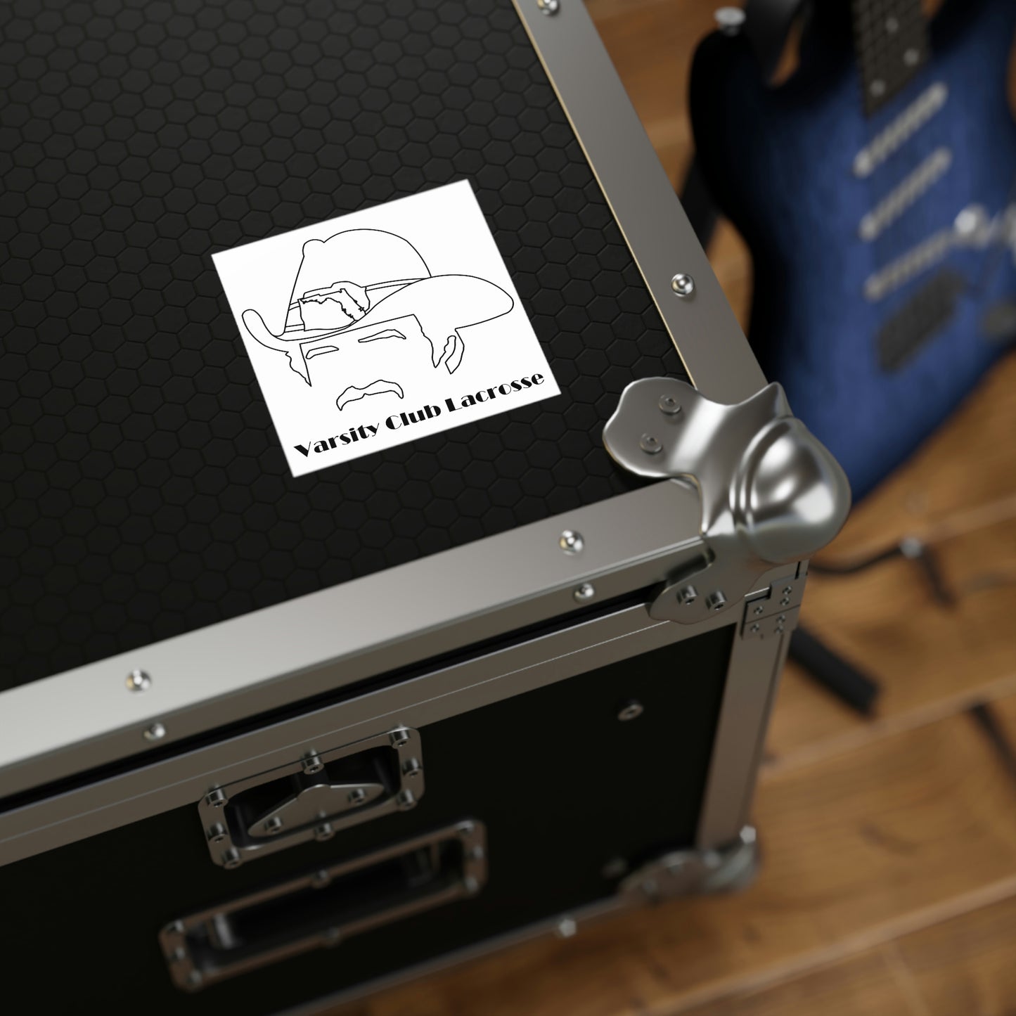 Varsity Club Lacrosse Square Stickers -  Indoor\Outdoor