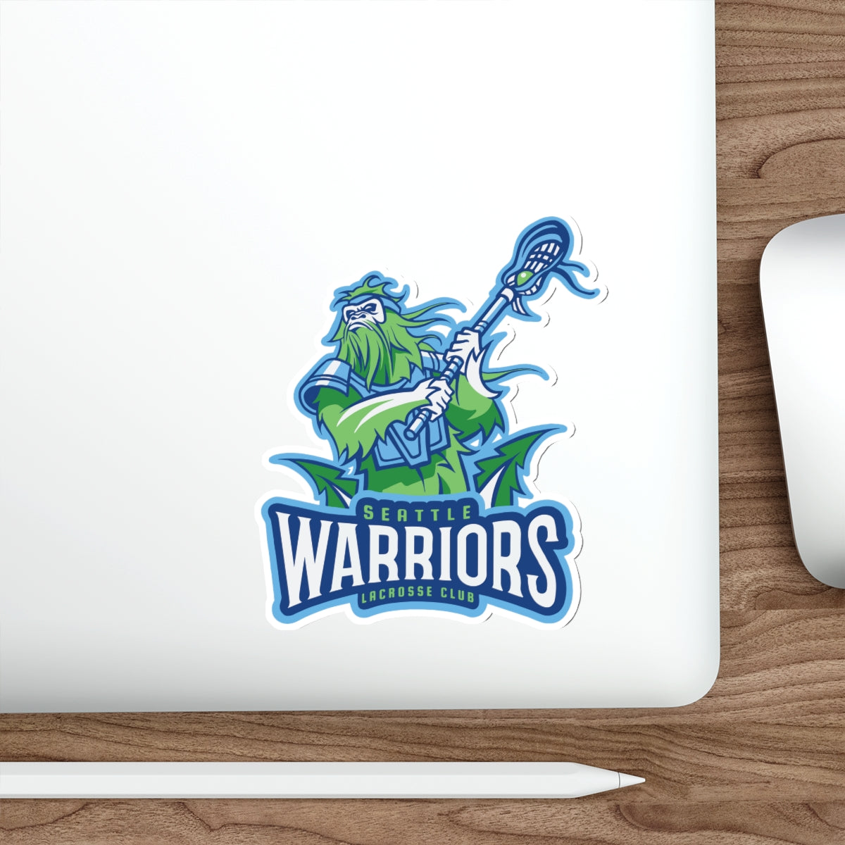 Seattle Warriors Lacrosse Die-Cut Sticker