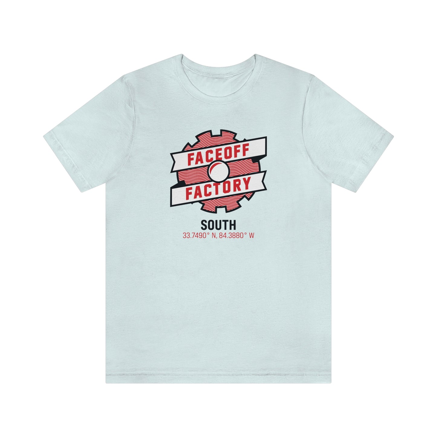 Adult Faceoff Factory Bella + Canvas Short Sleeve Cotton Tee - South