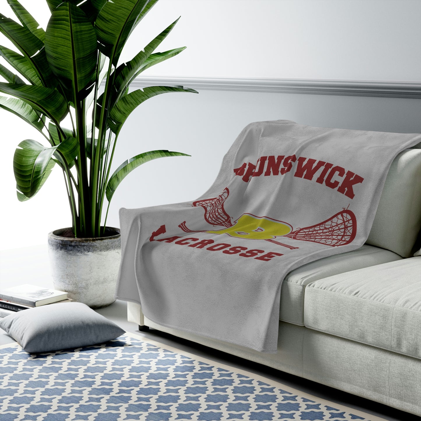 BJR Athletics Velveteen Plush Blanket