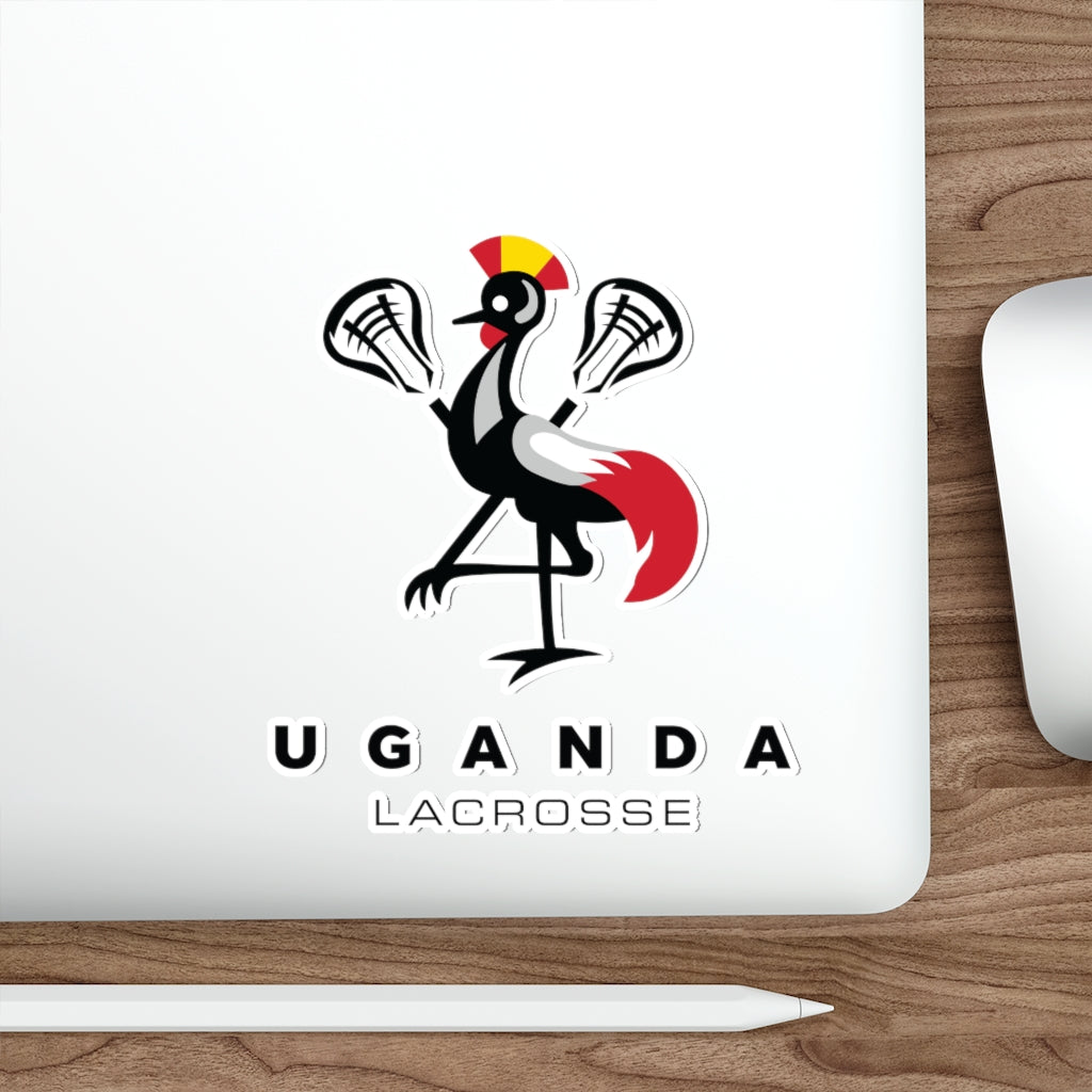 Uganda Lacrosse Die-Cut Sticker