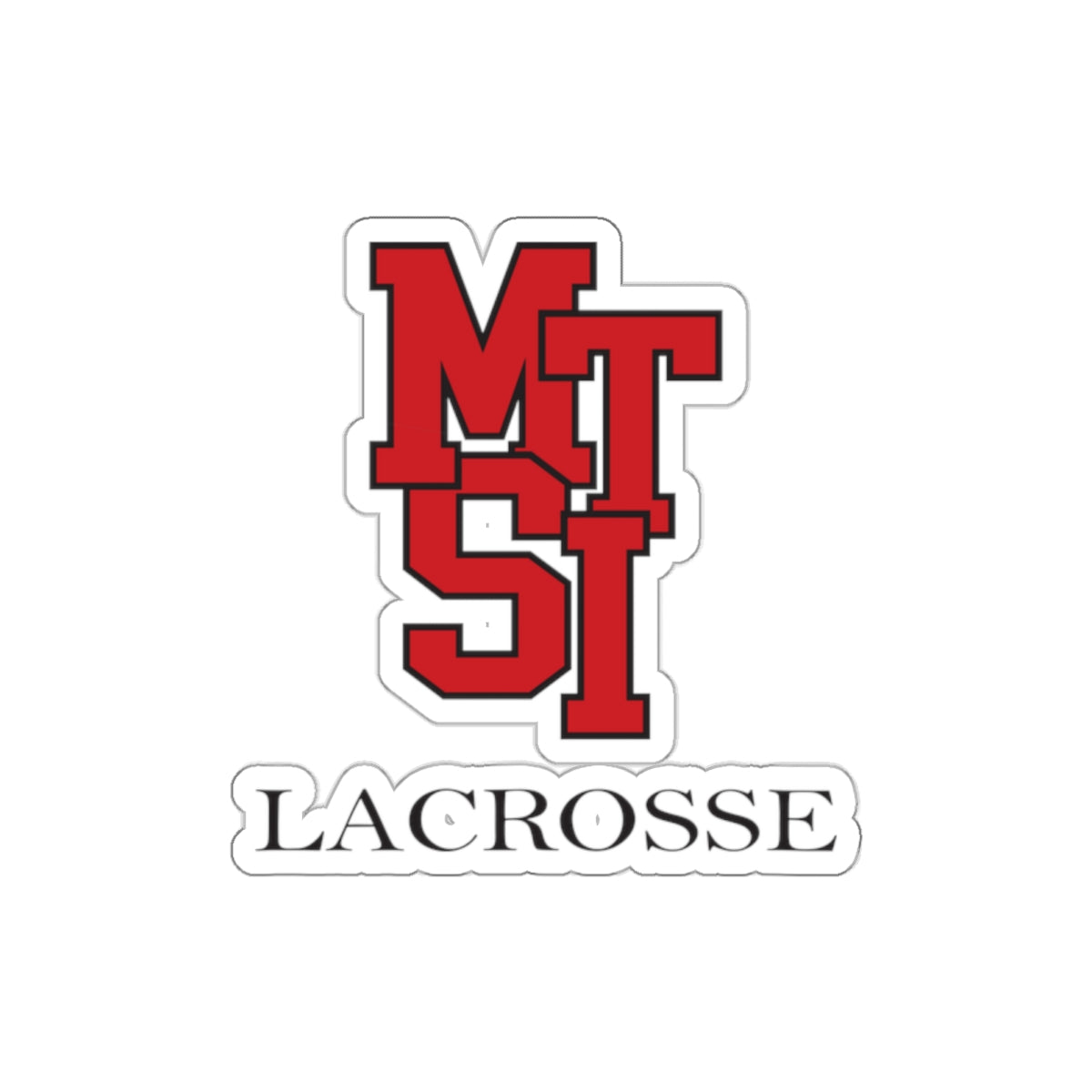 Mount Si Lacrosse Die-Cut Stickers