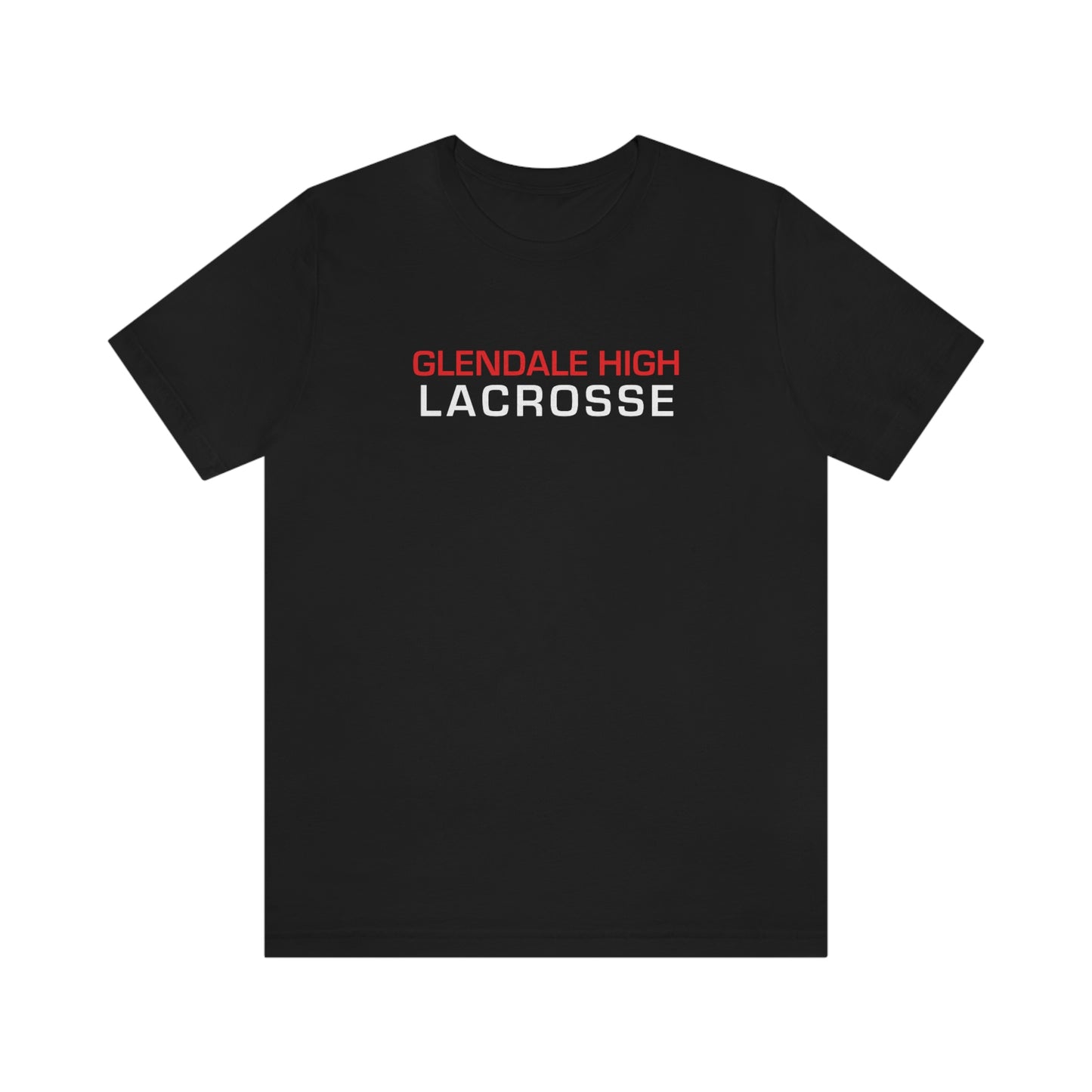 Adult Glendale HS Lacrosse Bella + Canvas Short Sleeve Cotton Tee