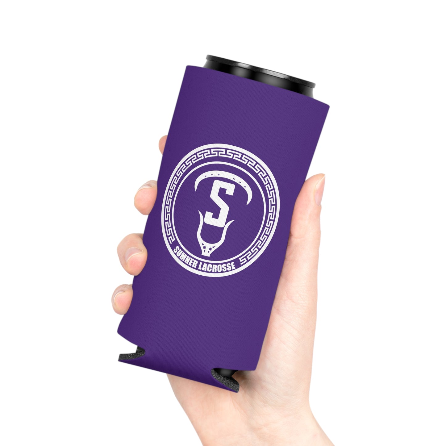 Sumner Spartans Lacrosse Can Cooler 3-pack