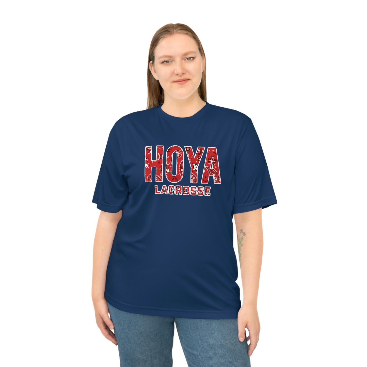 Adult Harrison Hoyas Lacrosse Team 365 Zone Performance T-shirt