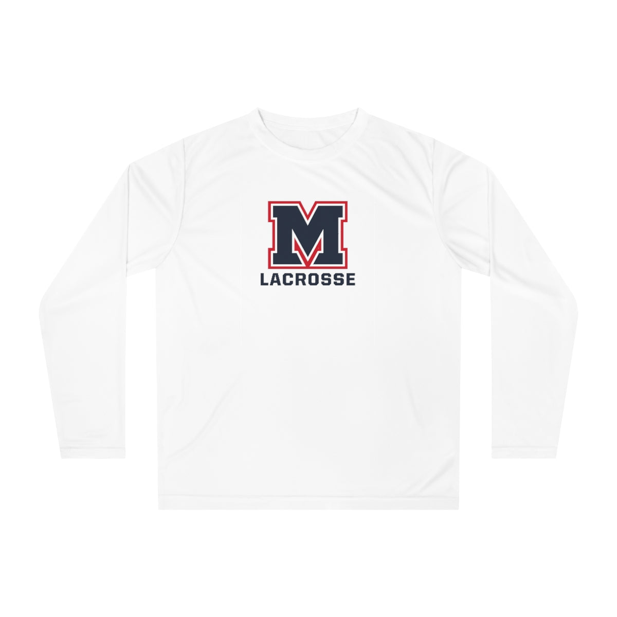 Adult BMHS Lacrosse Team 365 Performance Long Sleeve Shirt