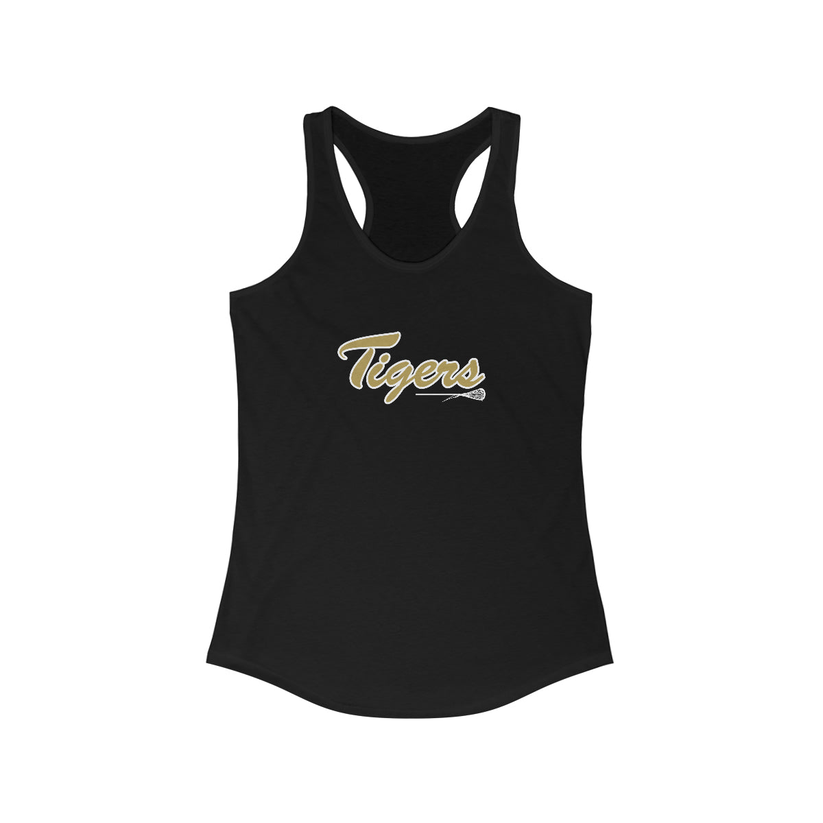 Women's Drip Tigers Lacrosse Next Level Racerback Tank