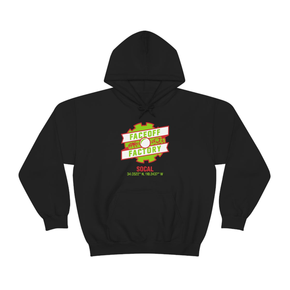 Adult Faceoff Factory Gildan Heavy Blend™ Hooded Sweatshirt - SOCAL