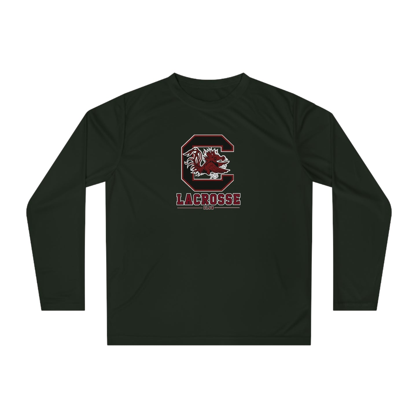 Adult Gamecocks Lacrosse Team 365 Performance Long Sleeve Shirt