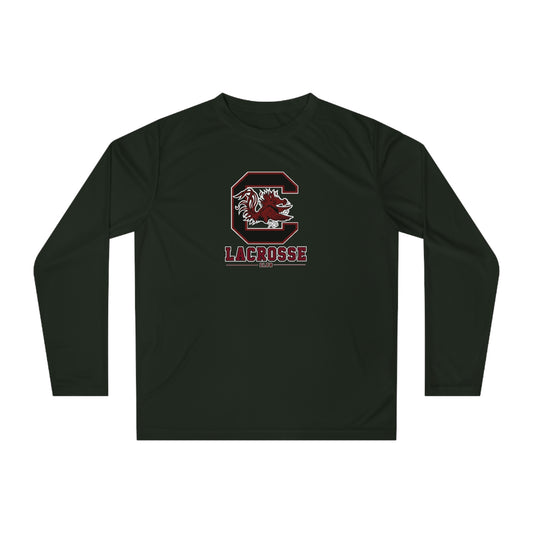 Adult Gamecocks Lacrosse Team 365 Performance Long Sleeve Shirt