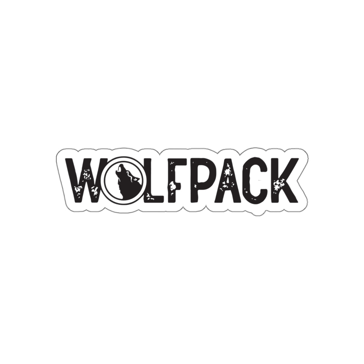 Wolfpack Lacrosse Die-Cut Sticker