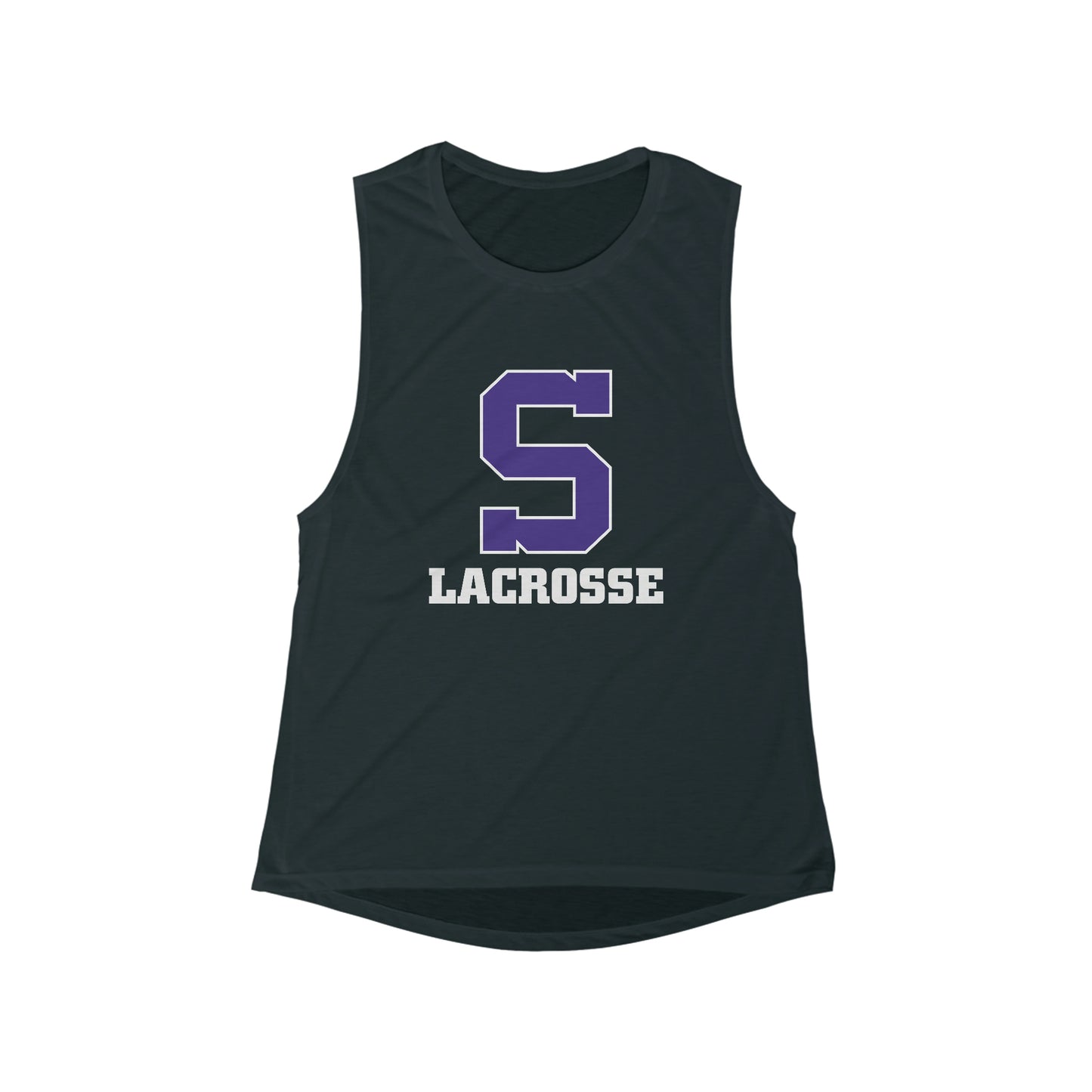 Women's Sunset Lacrosse Bella + Canvas Flowy Scoop Muscle Tank