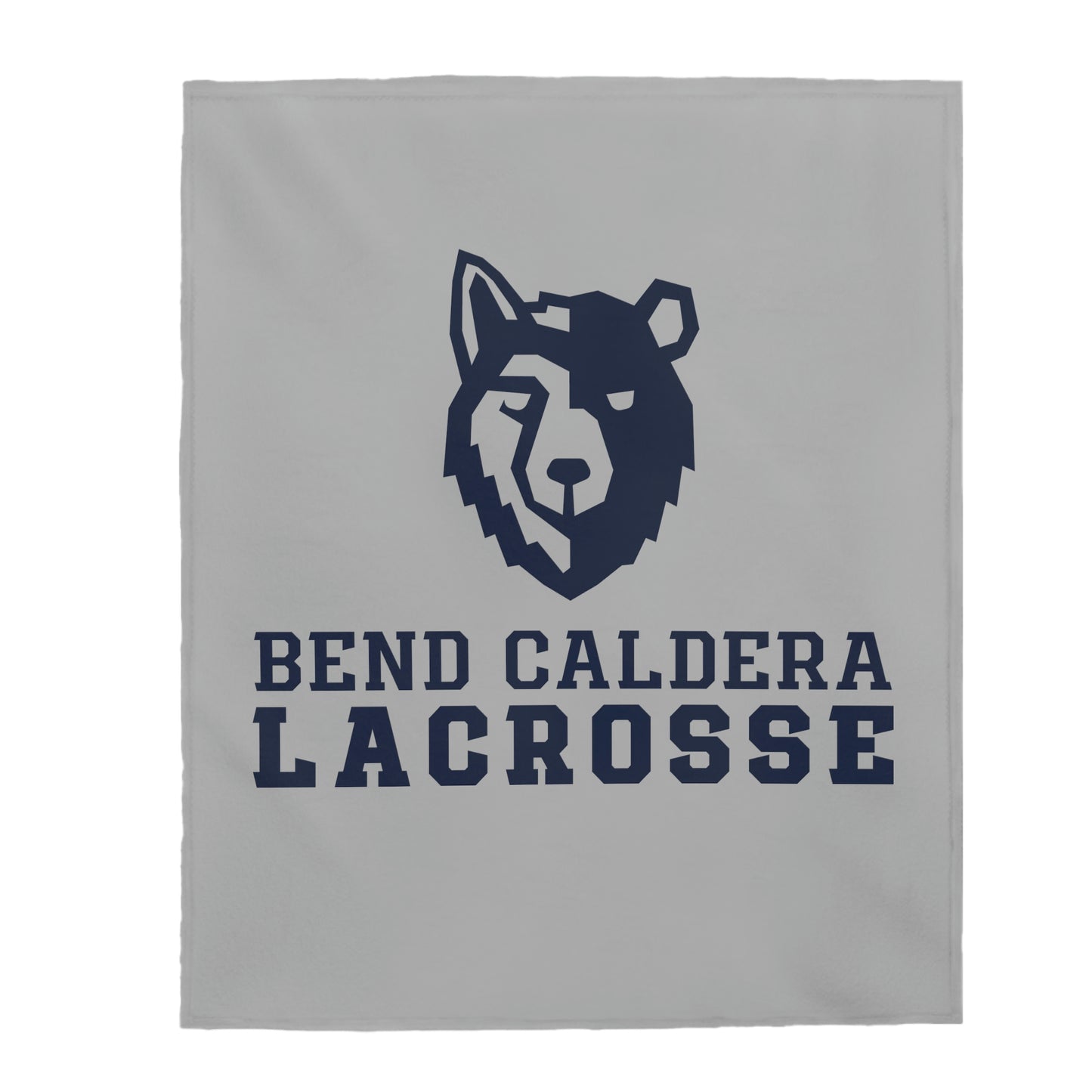 Bend Caldera Lacrosse Velveteen Plush Blanket