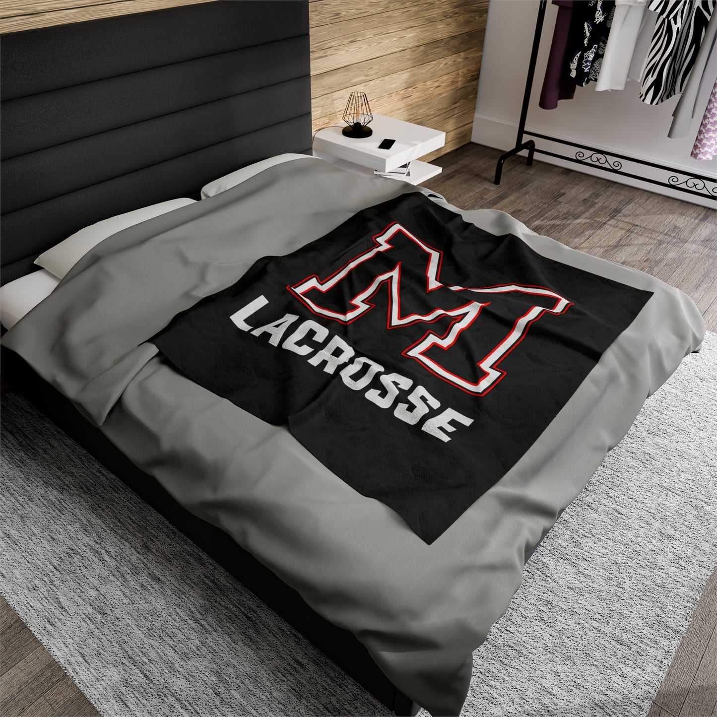 Maryville Lacrosse Velveteen Plush Blanket