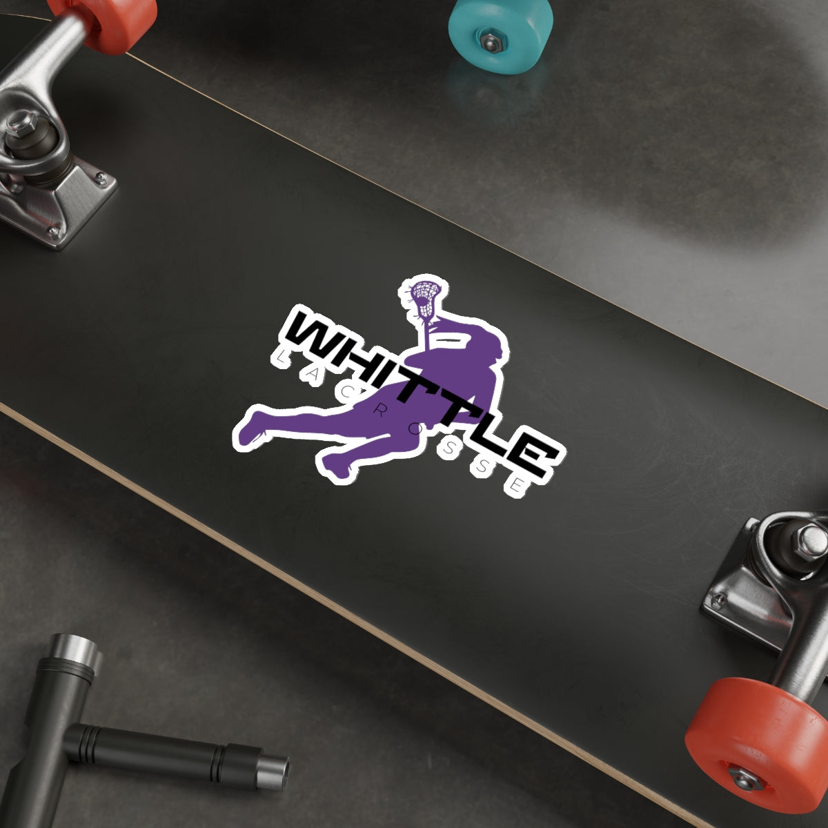 Whittle Lacrosse Die-Cut Stickers