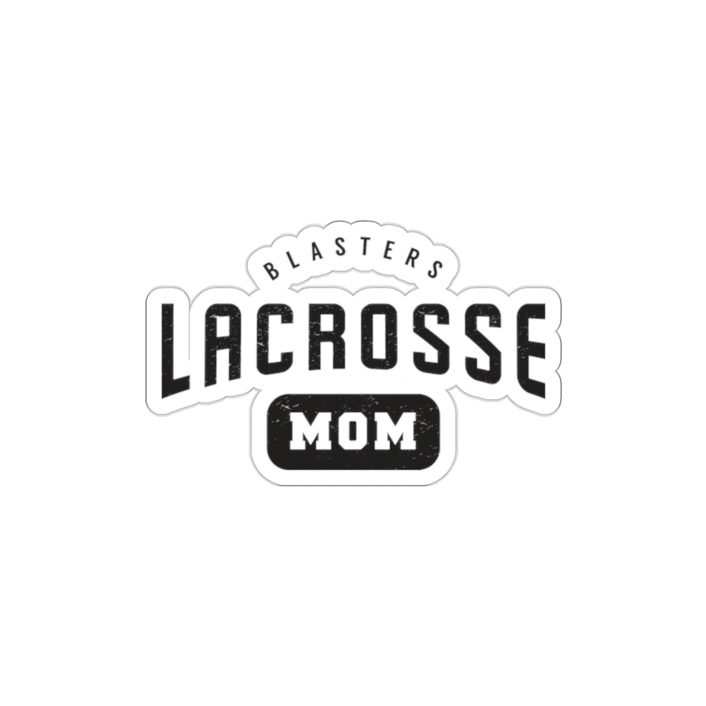 Blasters MS Lacrosse Die-Cut Stickers - Mom