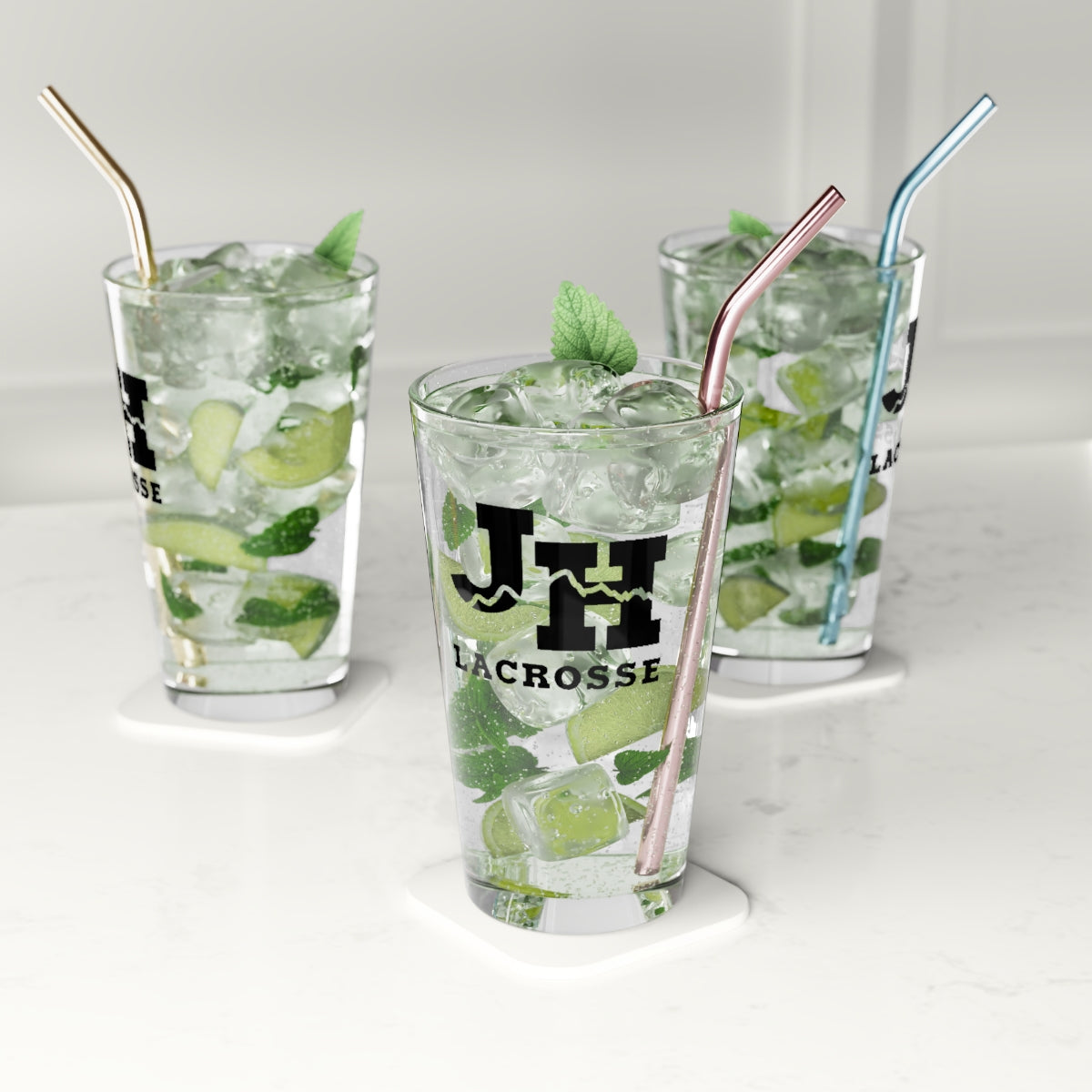 Jackson Hole Lacrosse Pint Glass