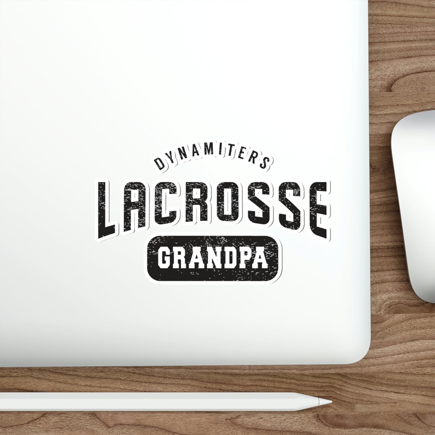Glendale HS Lacrosse Die-Cut Stickers - Grandpa