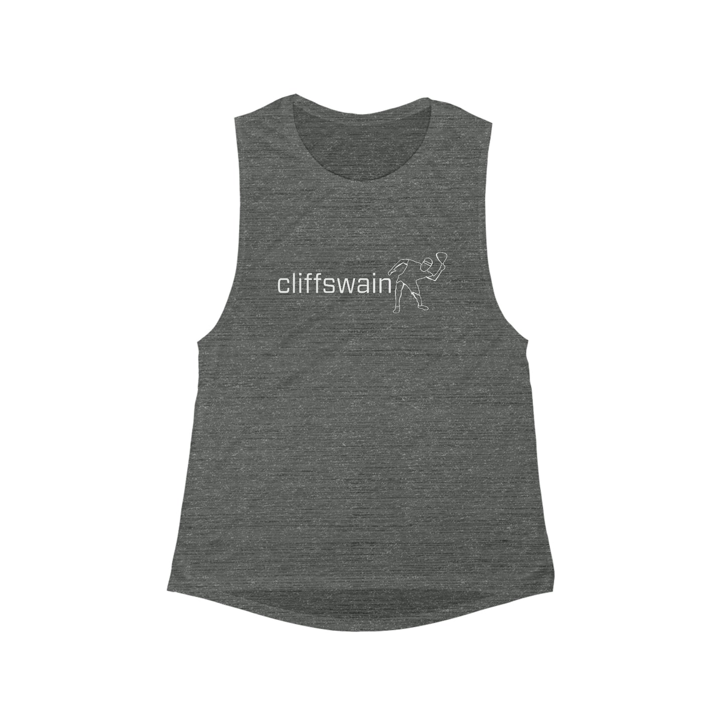 Women's Cliff Swain Sports Bella + Canvas Flowy Scoop Muscle Tank