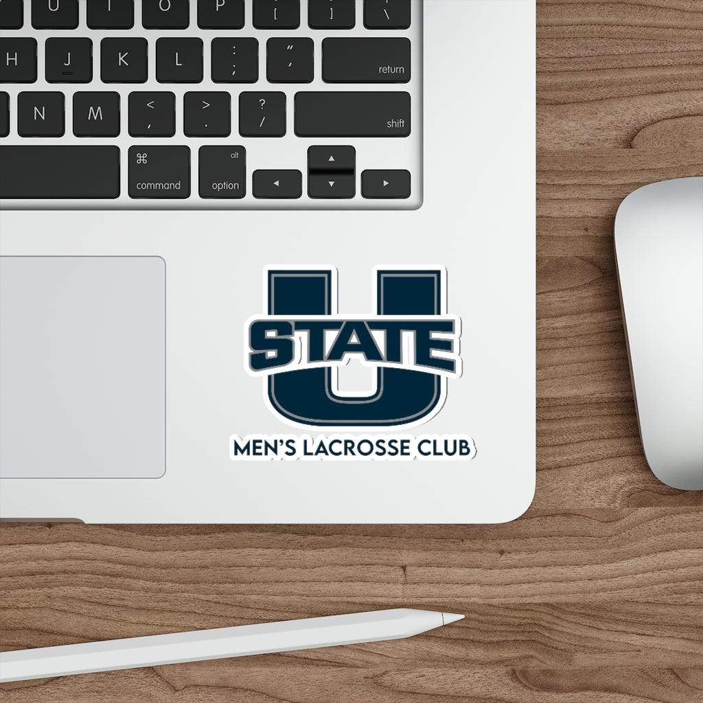 USU Lacrosse Die-Cut Sticker
