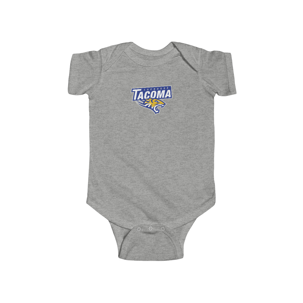 Infant Tacoma Tigers Lacrosse Bella + Canvas Onesie