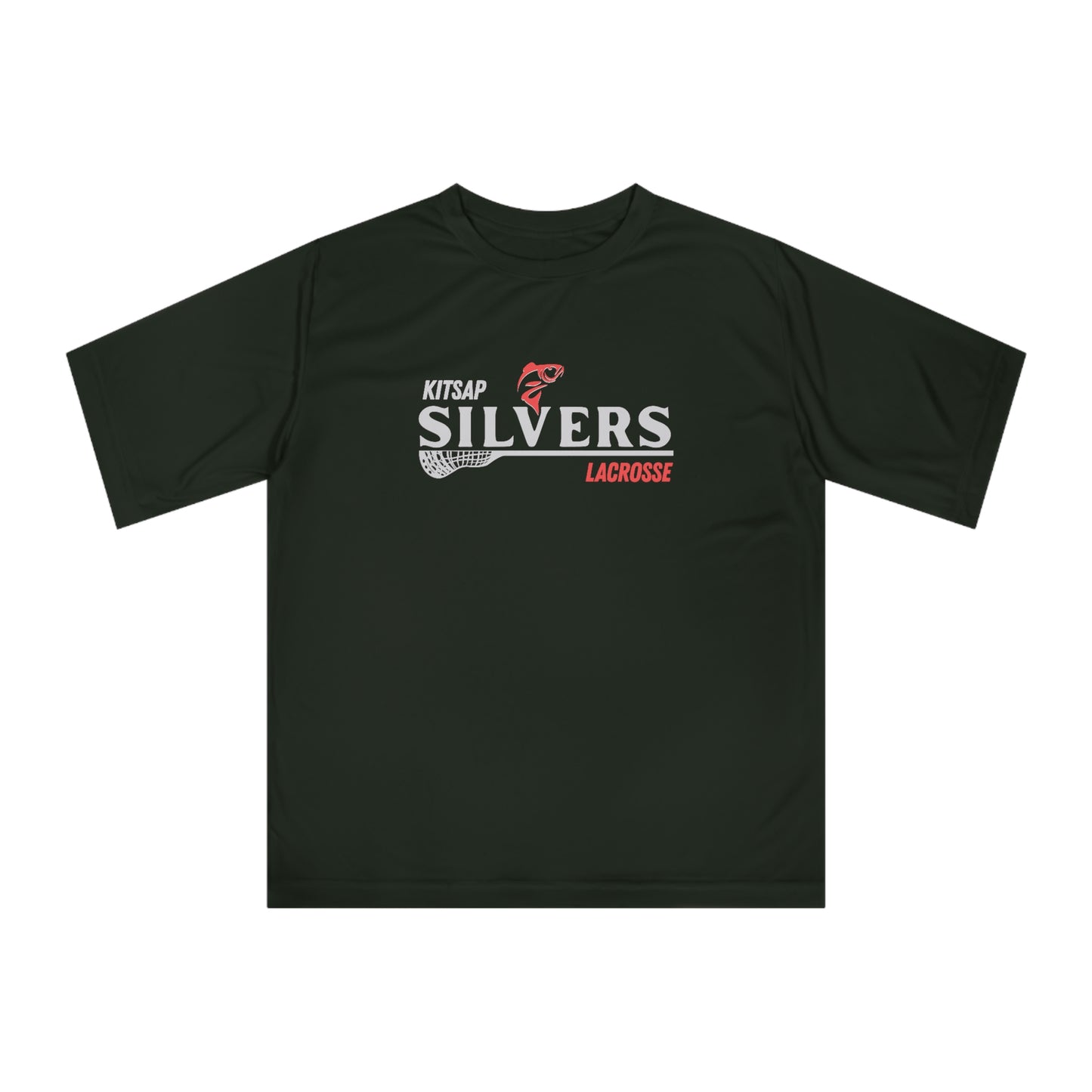 Adult Kitsap Lacrosse Team 365 Zone Performance T-shirt