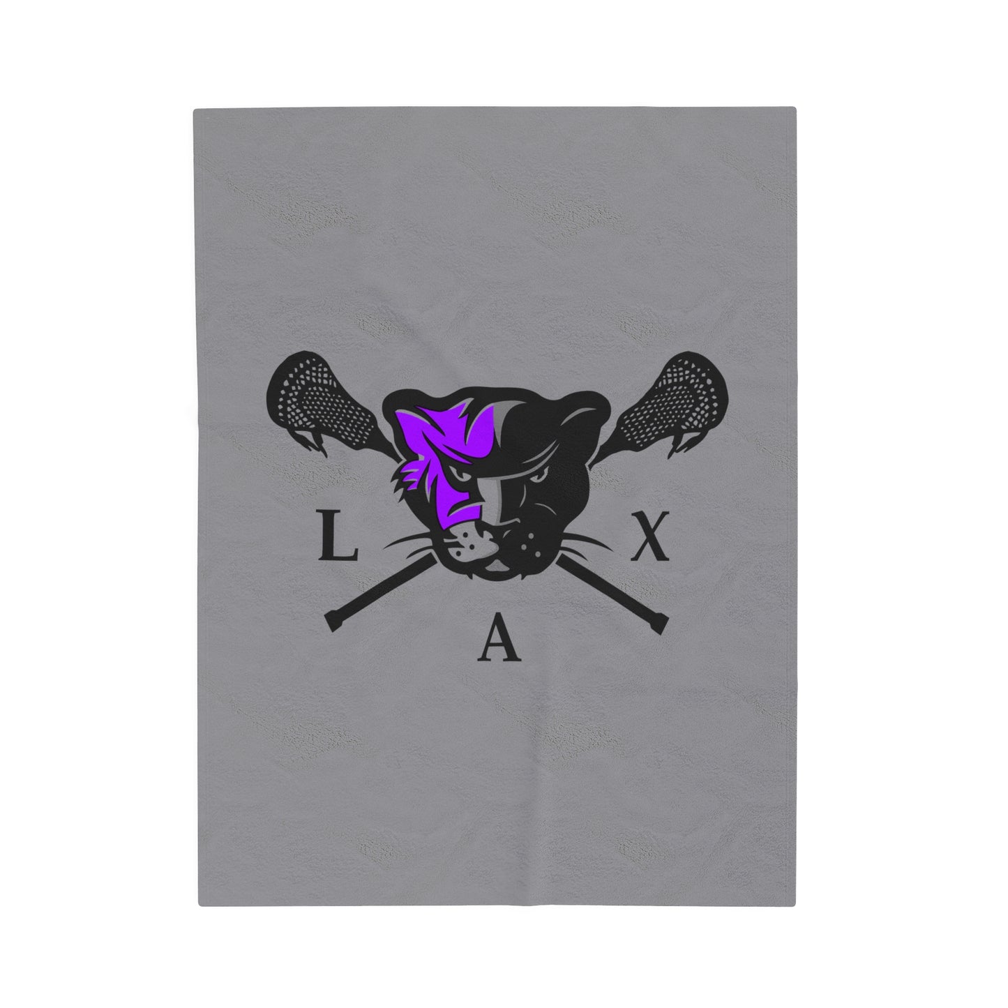 LaxCats Velveteen Plush Blanket