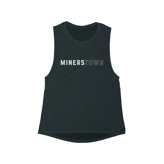 Women's Minerstown Bella + Canvas Flowy Scoop Muscle Tank