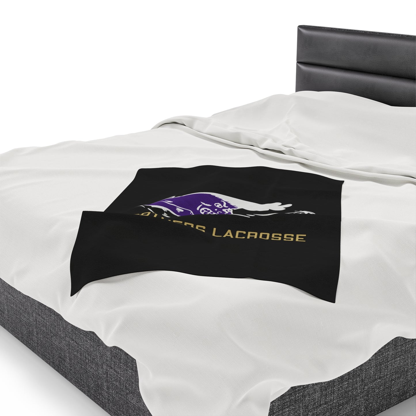 CBHS Lacrosse Wave Velveteen Plush Blanket