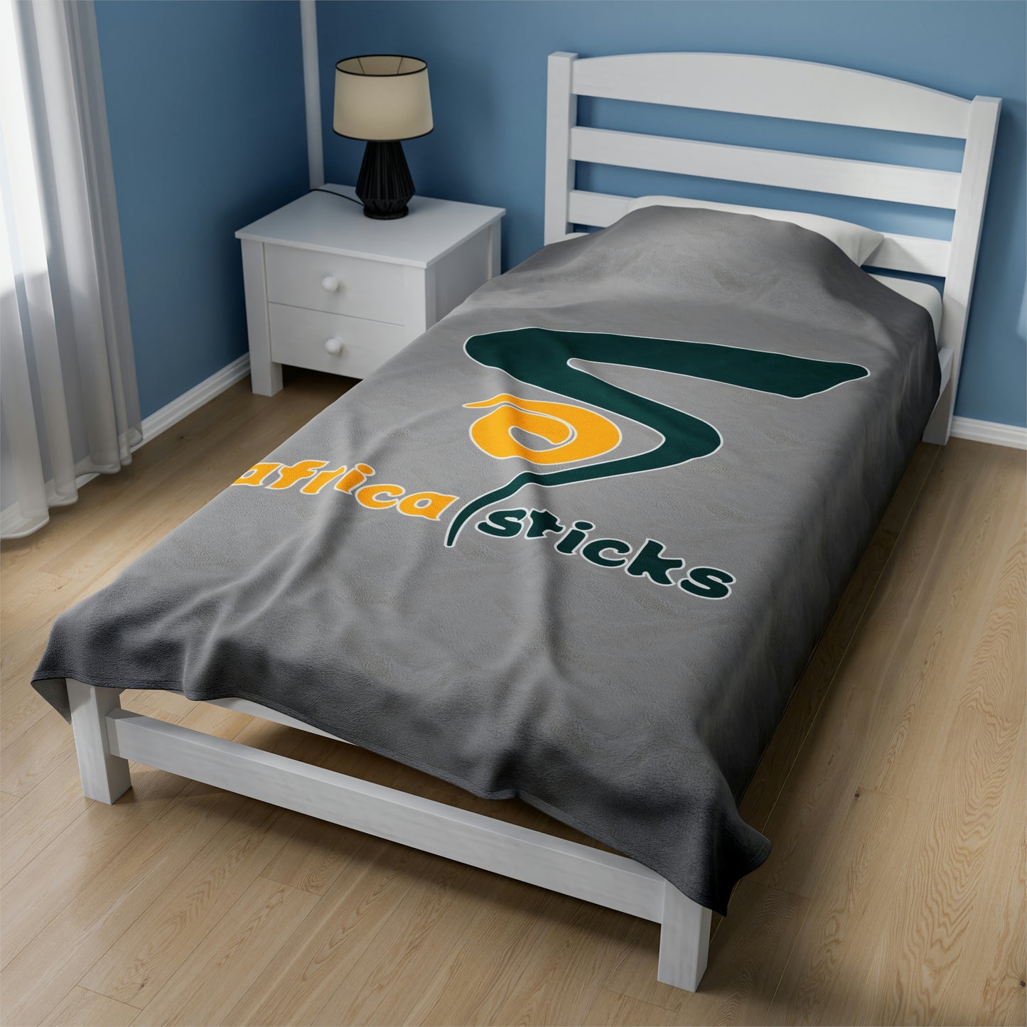 Africa Sticks Velveteen Plush Blanket