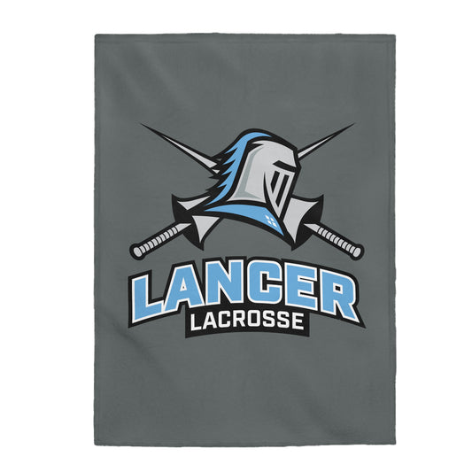 Lancer Lacrosse Velveteen Plush Blanket