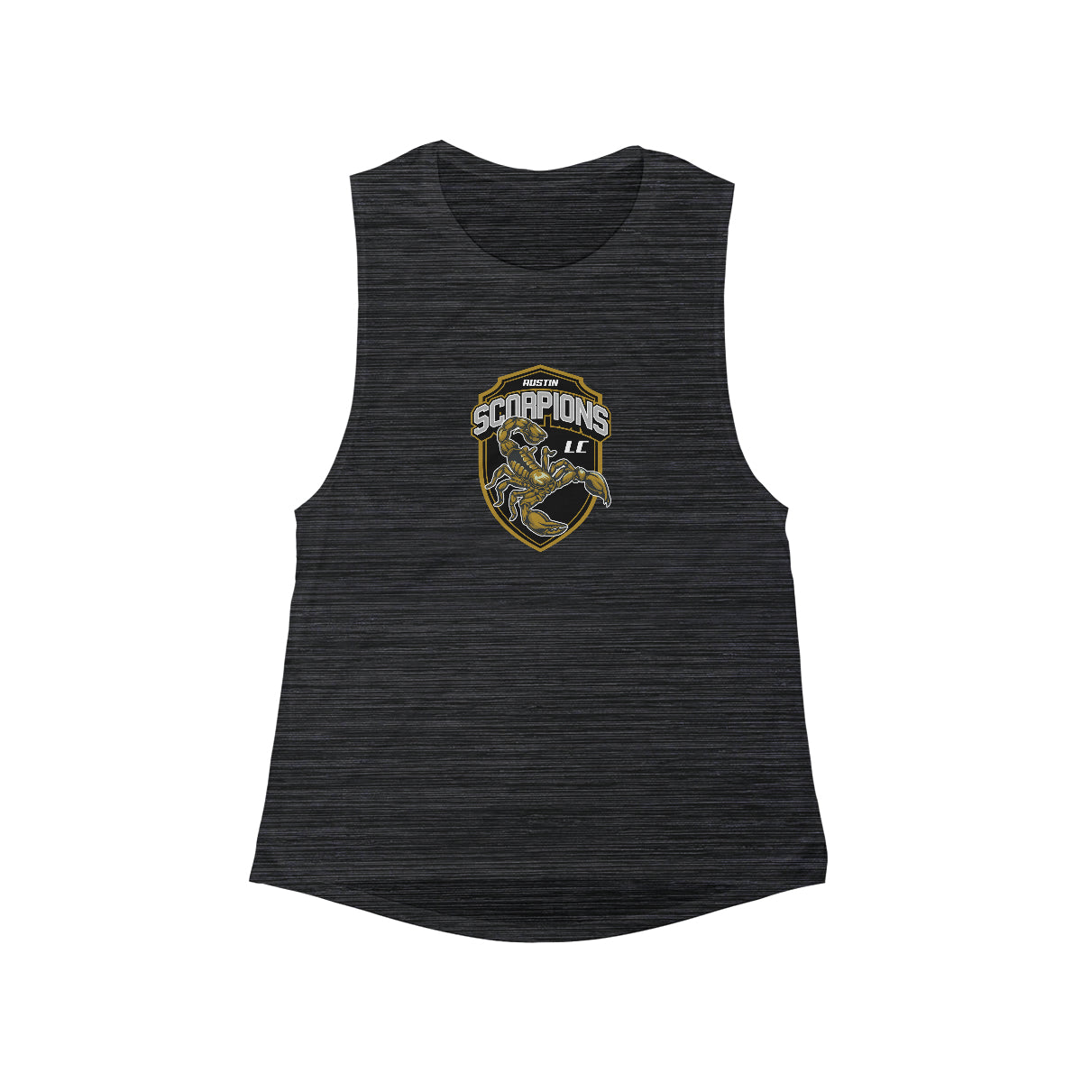 Women's Austin Scorpions Bella + Canvas Flowy Scoop Muscle Tank