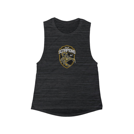 Women's Austin Scorpions Bella + Canvas Flowy Scoop Muscle Tank