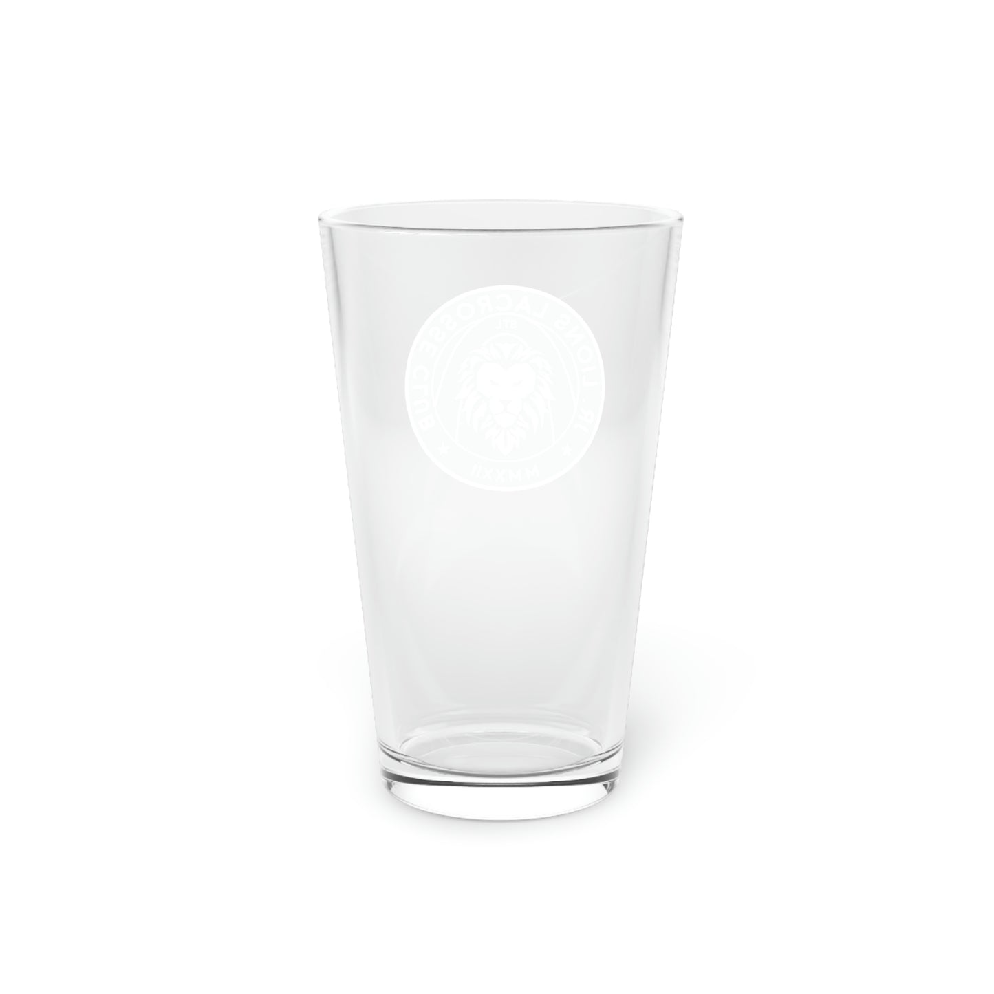 Jr. Lions Lacrosse - Pint Glass