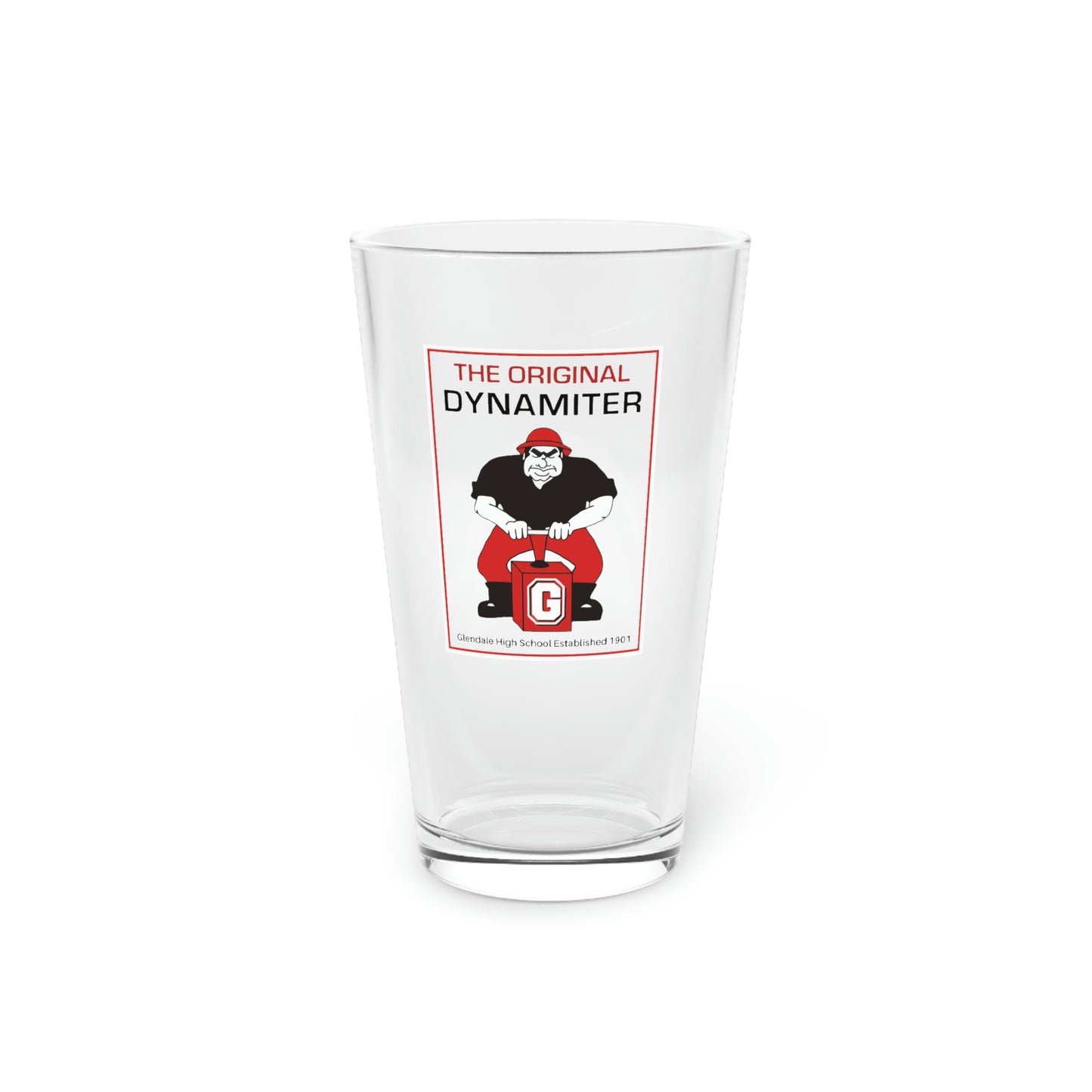 Glendale HS Lacrosse Pint Glass - 16oz
