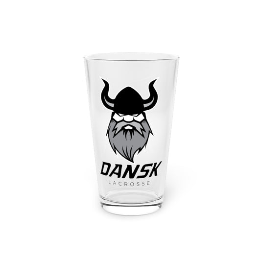 Danish Lacrosse Pint Glass - 16oz