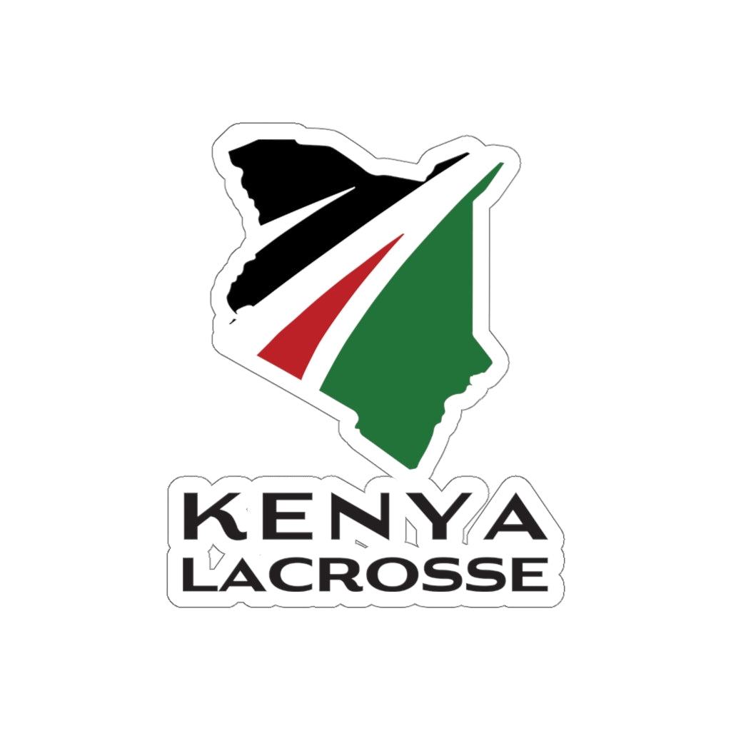 Kenya Lacrosse Die-Cut Sticker