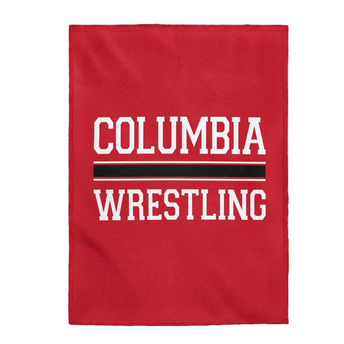 Columbia Wrestling Velveteen Plush Blanket